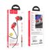Гарнітура з мікрофоном вакуумна HOCO M90 Delight wired digital earphone, red 10010211 фото 1