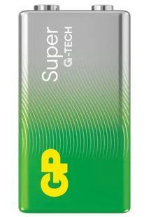 Батарейки GP 1604A-S1 Super Alkaline 6LF22, крона, 9V, трей 10/500