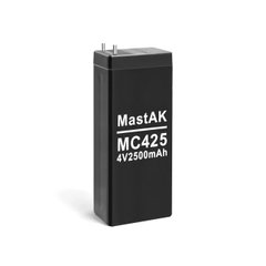 Акумулятор MastAk MC425, 4V 2.5A (22*50*100)