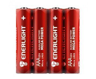 Батарейки Enerlight Mega Power LR03, AAA (4/40/480)