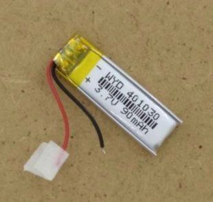 Акумулятор літій-полімерний 401030, 90mAh, 3.7V