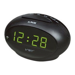 Годинник мережевий 711-2 зелені, USB