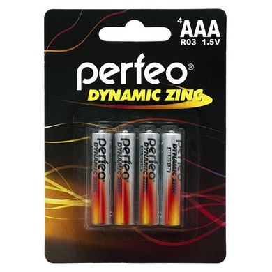 Батарейки Perfeo R03, AAA (4/120) BL