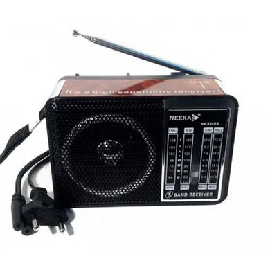Радіоприймач NEEKA 204RB (вбудований акумулятор)