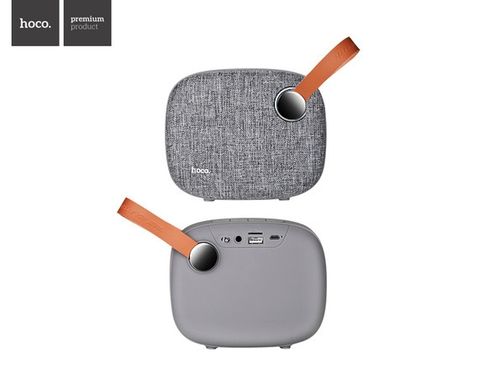 Колонка Bluetooth HOCO BS8 plain textile gray