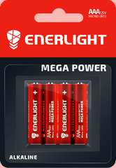 Батарейки Enerlight Mega Power LR03, AAA (4/48) BL
