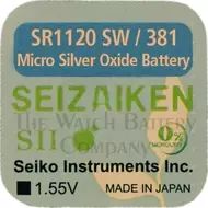 Батарейки для годинників Seiko SR1120SW-B1 (381) 1x10