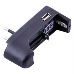 Зарядний пристрій до ліхтарів BLC-001A/BL-011, 1x18650 + USB (вертикаль)