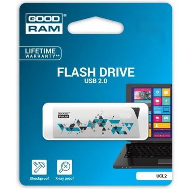 Накопичувач GoodRAM Click 64GB USB 2.0 White (UCL2-0640W0R11)