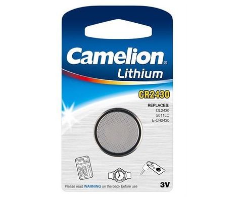 Батарейки літієві Camelion CR 2430 / 1 BL