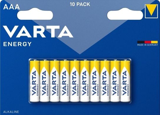 Батарейки Varta Energy LR03, AAA (10/200) BL