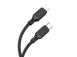 Кабель Type-C to Lightning HOCO X90 Cool silicone charging cable, 3A, 20W, 1m., black 10010523 фото 2