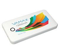 УМБ Power Bank Vamax VMX-2522, 2xUSB, 12000mAh soft touch white