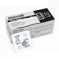 Батарейки для годинників Maxell SR616SW-B1 (321) 1x10