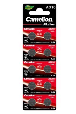 Батарейки для годинників Camelion AG 10 / 10 BL