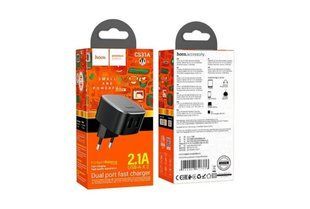 МЗП HOCO CS31A Wing (2xUSB, 2.1A, 10,5W) black