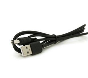 Кабель для роутера USB2.0 (M) - 5.5/2.1mm(M), OEM 0.7m Black