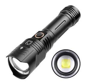 Ліхтар ручний Police L-12-P70, zoom, 1х18650, Power Bank, ремінець на руку, ЗП microUSB