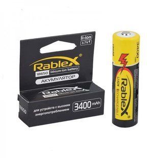 Акумулятор 18650 Rablex 3400mAh (Li-ion)