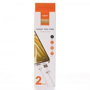 Кабель microUSB Moxom MX-CB98, 2m., white