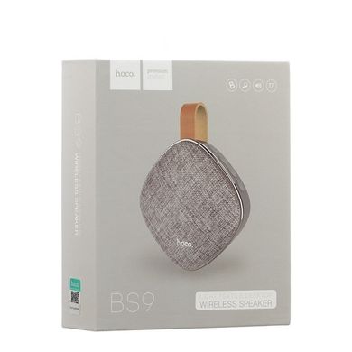 Колонка Bluetooth HOCO BS9 Light textile desktop wireless gray