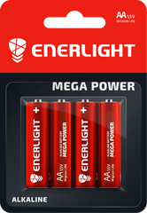 Батарейки Enerlight Mega Power LR6, AA (4/48) BL