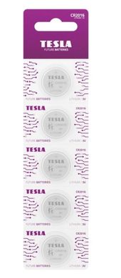 Батарейки літієві Tesla Batteries CR 2016, 3V (5/48) BL