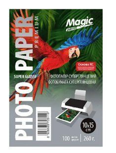 Фотопапір суперглянцевий 10*15 Magic 260g. (100 аркушів)