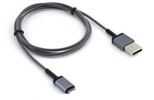 Кабель Lightning Voltex сетка 2A 0.8m. black