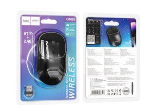 Миша бездротова HOCO GM25 Royal (800-1600dpi, 2.4GHz/BT 5.0), black