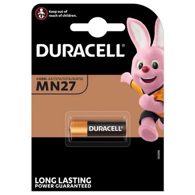 Батарейки Duracell 27A, 12V (1/10) BL