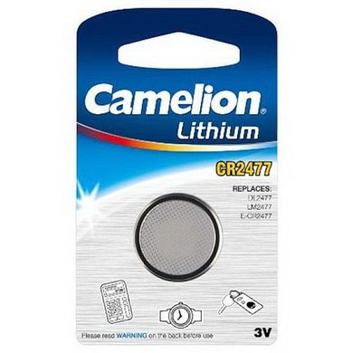 Батарейки літієві Camelion CR 2477 / 1 BL