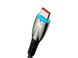 Кабель Type-C Baseus Glimmer Series Fast Charging Data Cable (2m, 100W) black CADH000501 10010787 фото 2