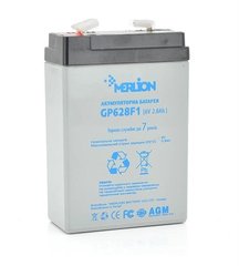 Акумулятор Merlion AGM GP628F1 (6V, 2.8Ah) (67*35*100/105)