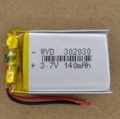 Акумулятор літій-полімерний 302030, 140mAh, 3.7V