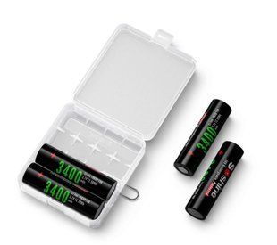 Бокс пластиковий Soshine SBC-017, 4x18650, прозорий