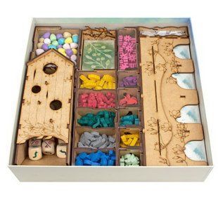 Органайзер ХДФ Wingspan + All Expansions v2 (Крила + доповнення/Крылья + дополнения) (+акрил)