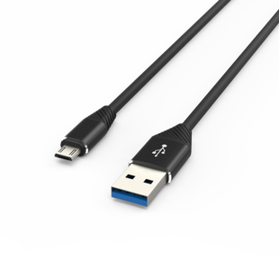 Кабель microUSB Voltex Fashion V-50, 1m., black