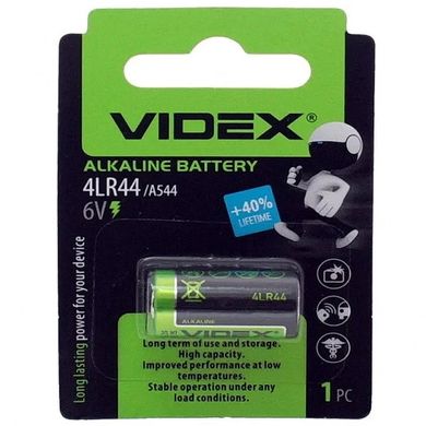 Батарейки Videx 4LR44/A544, 6V (1/10)