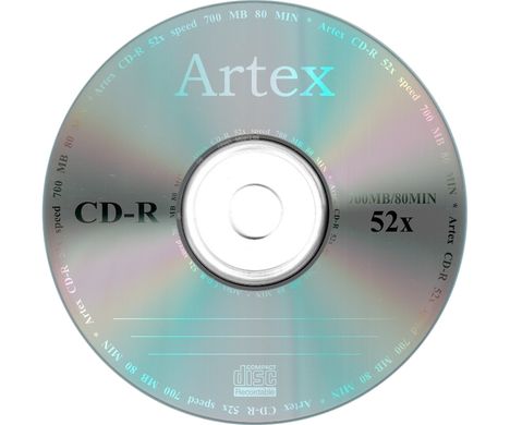 Диски Artex CD-R 700 MB 52x Bulk/50 (Ritek)