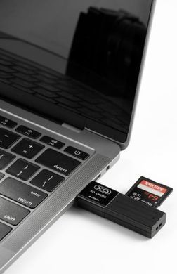 Кардридер XO DK05B (USB 3.0/2 in1) (black)