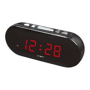 Годинник мережевий 715-1 червоні, USB