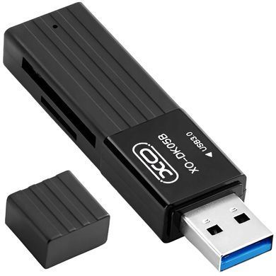 Кардридер XO DK05B (USB 3.0/2 in1) (black)