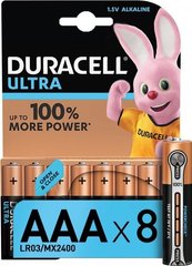 Батарейки Duracell Turbo/Ultra LR03, AAA (8/80) BL