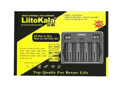 Зарядний пристрій універсальний LiitoKala Lii-D4 (4xAA/AAA/18650-26650)