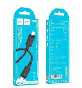 Кабель Type-C HOCO X94 Leader charging data cable 3A, 1m Black