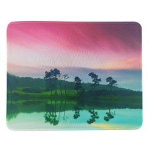 Килимок для миші 210x250mm. Природа Захід біля річки з боковою прошивкою (19065)
