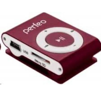 Цифровой аудио плеер Perfeo Music Clip Color VI-M003 red