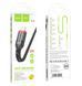 Кабель Lightning HOCO X59 Victory charging cable, тканина 2.4А 2m Black 10011477 фото 1
