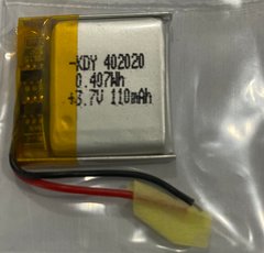 Акумулятор літій-полімерний 402020, 110mAh, 3.7V